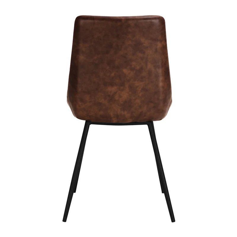 Chaise Austin marron (lot de 2)