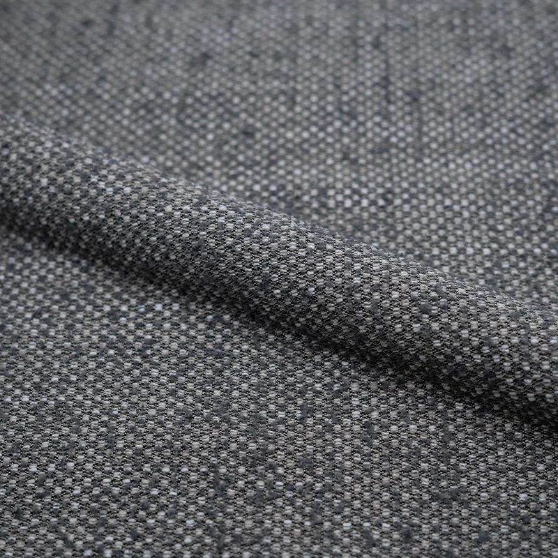 Chaise Angèle en tissu gris
