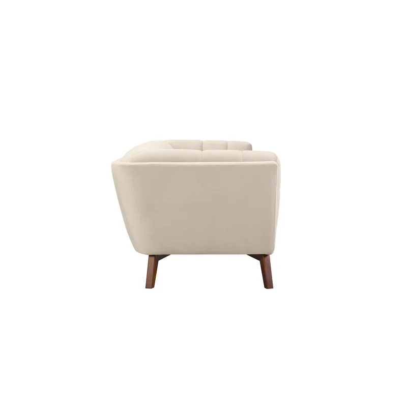 Canapé Mona 3 places en velours beige