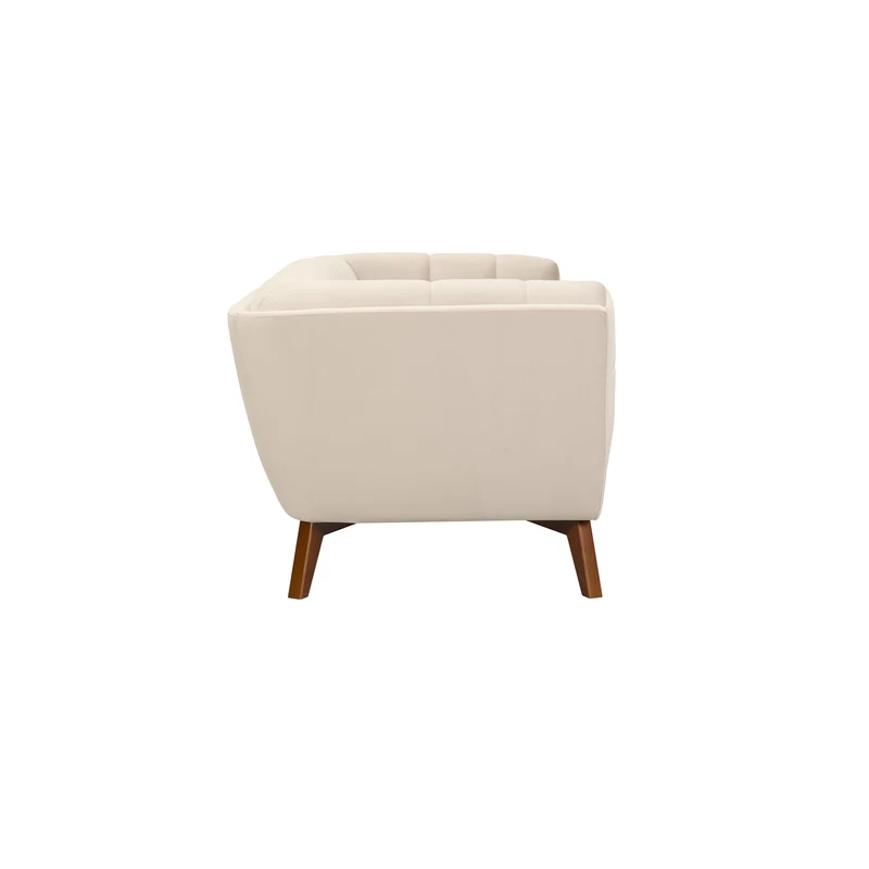 Canapé Mona 2 places en velours beige