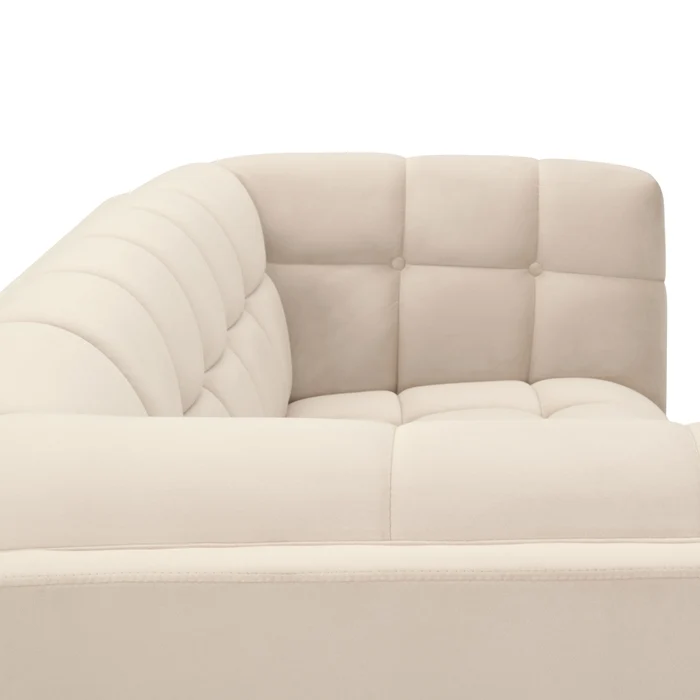 Canapé Mona 2 places en velours beige