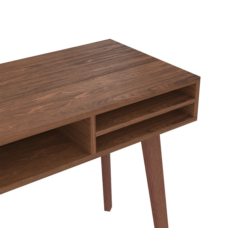 Bureau Moka 120 cm en bois foncé