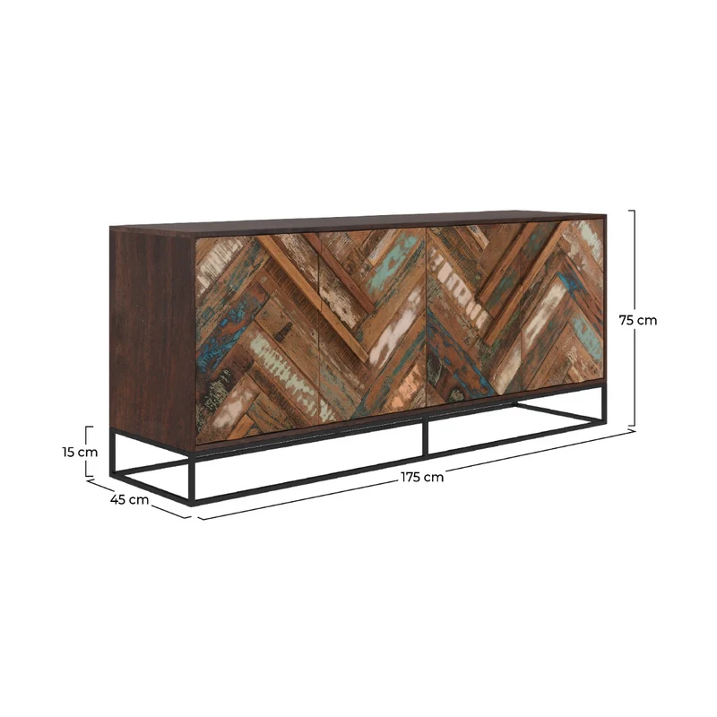 Buffet Krabi en bois