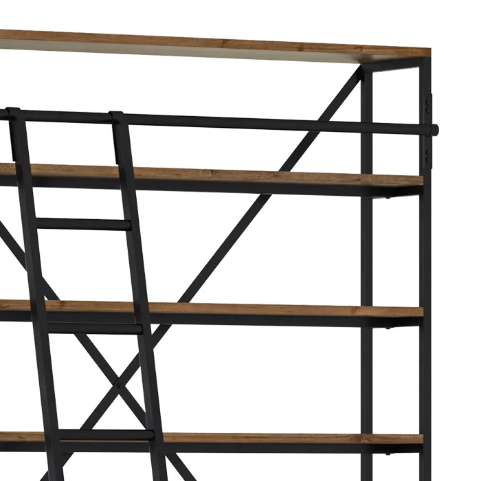 Bibliothèque Kasi 160 cm avec échelle