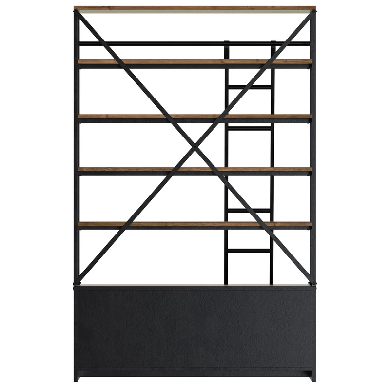 Bibliothèque Kasi 160 cm avec échelle