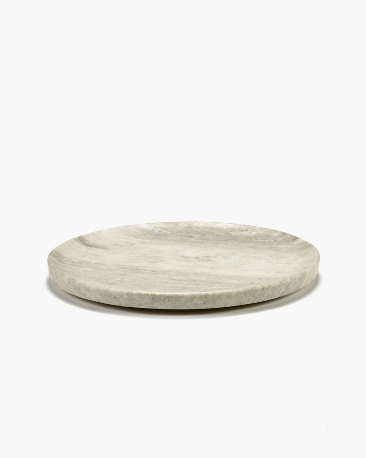 Plateau ovale brun clair Dune