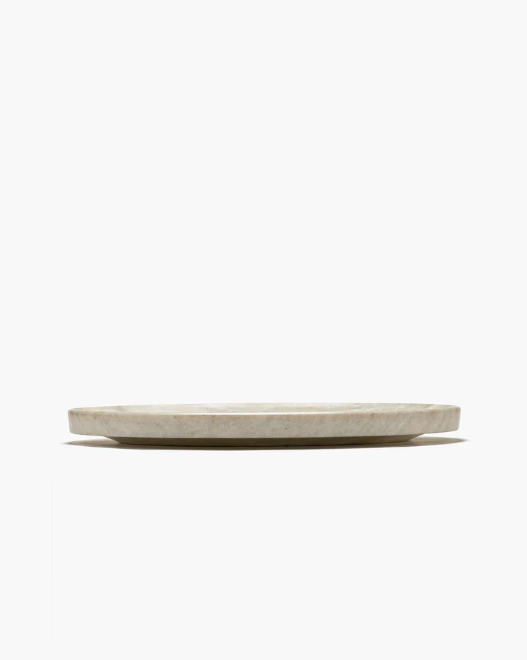 Plateau ovale brun clair Dune