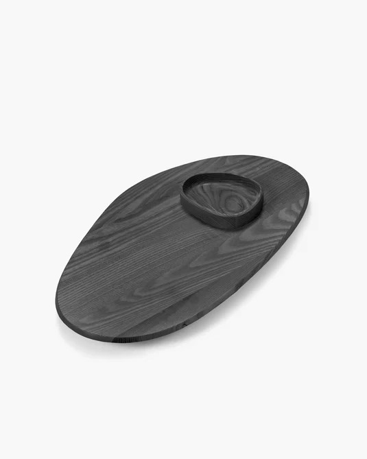 Soucoupe + bol 01 noir Dune