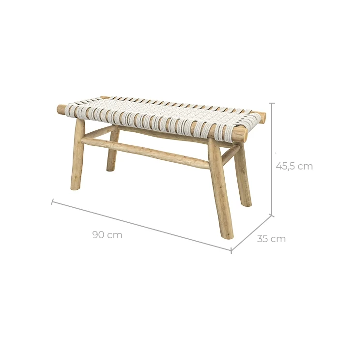 Banc tressé Kira