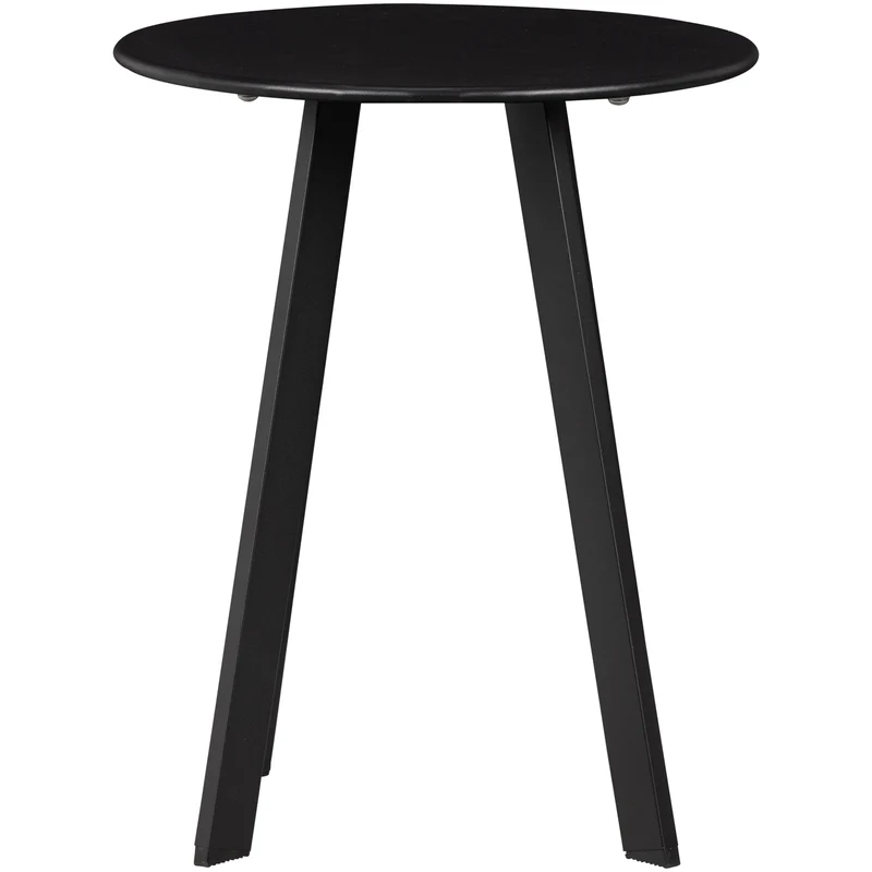 Fer tuin bijzettafel ø40 cm metaal zwart