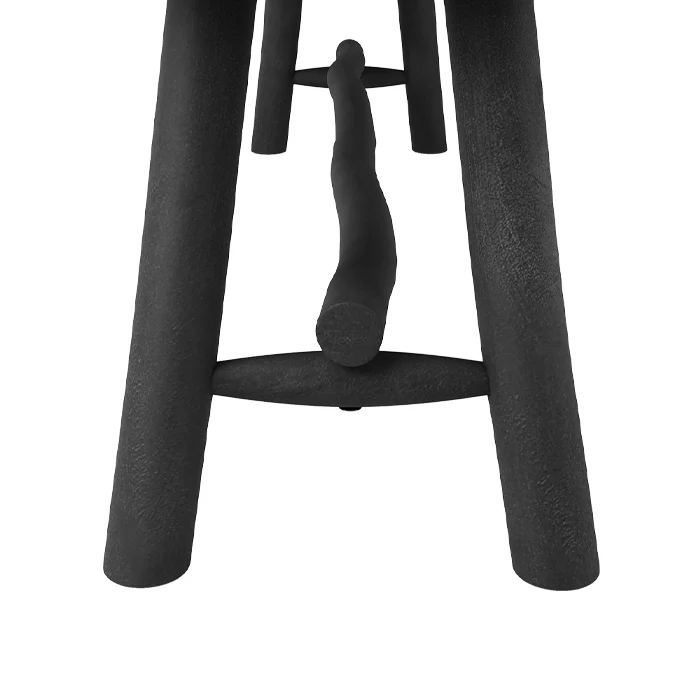 Banc noir Toxis 145 cm