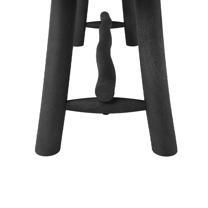 Banc noir Toxis 110 cm
