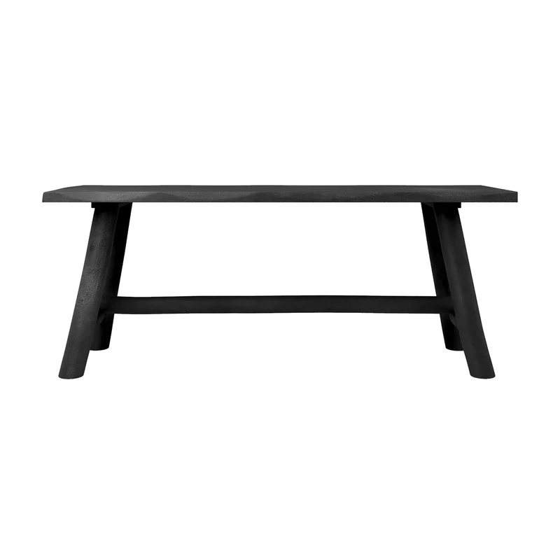 Banc noir Toxis 110 cm