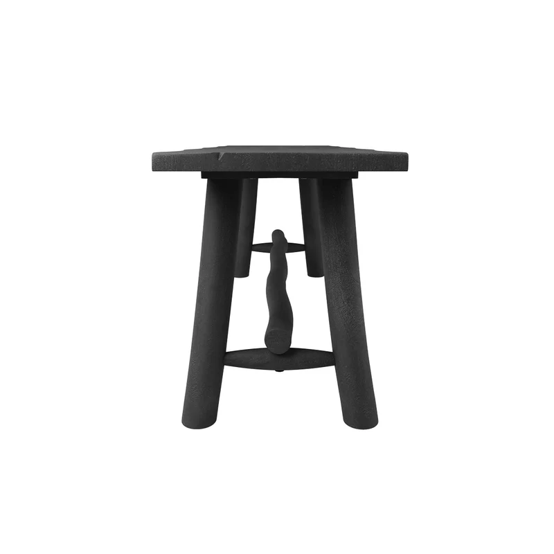 Banc noir Toxis 110 cm