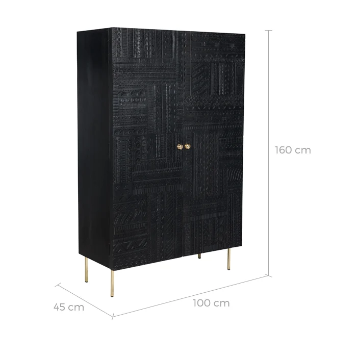Armoire Chimane noire