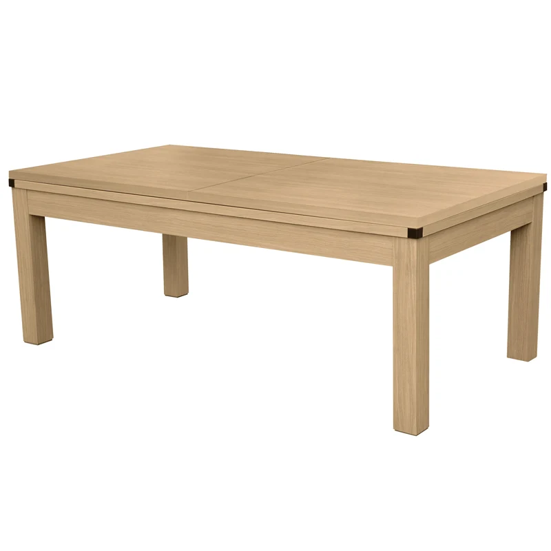 Table de Billard Eddie convertible hêtre tapis bleu
