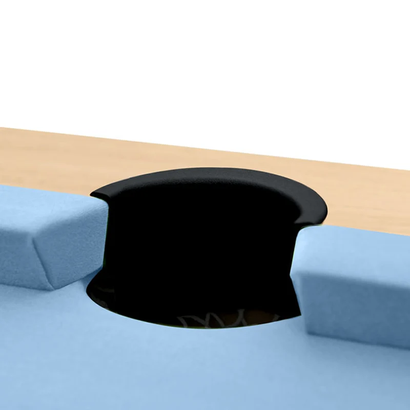 Table de Billard Eddie convertible hêtre tapis bleu