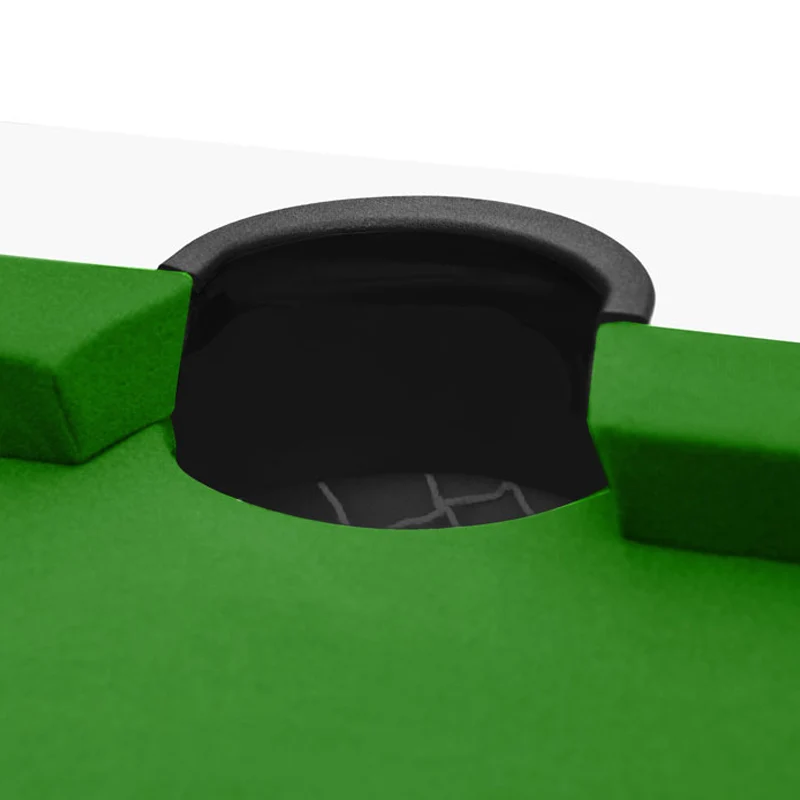 Table de Billard Eddie convertible blanche tapis vert