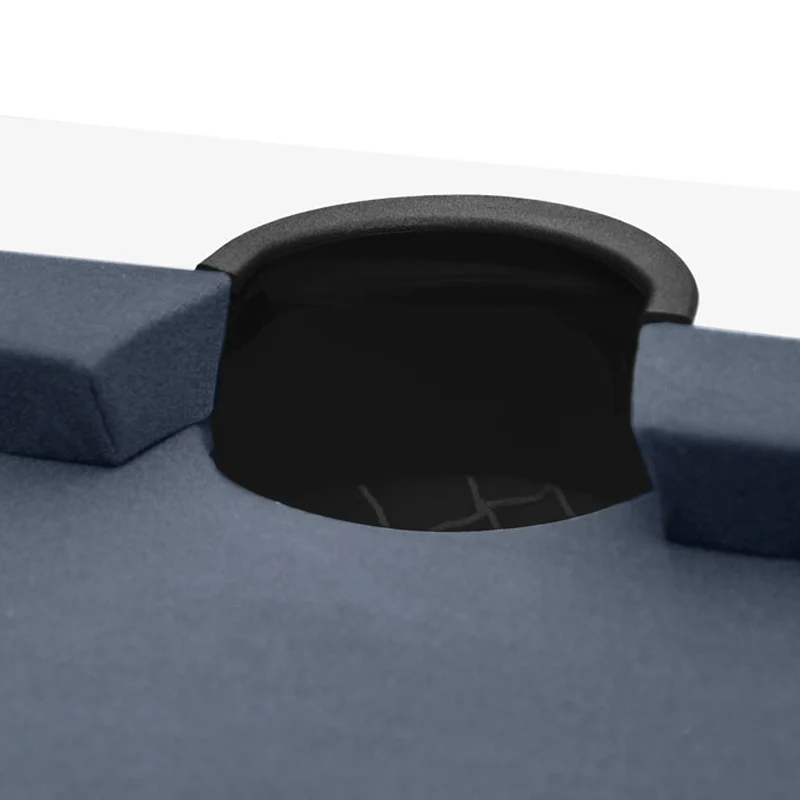 Table de Billard Eddie convertible blanche tapis gris