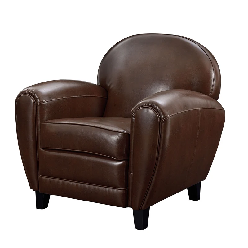 Fauteuil Club marron
