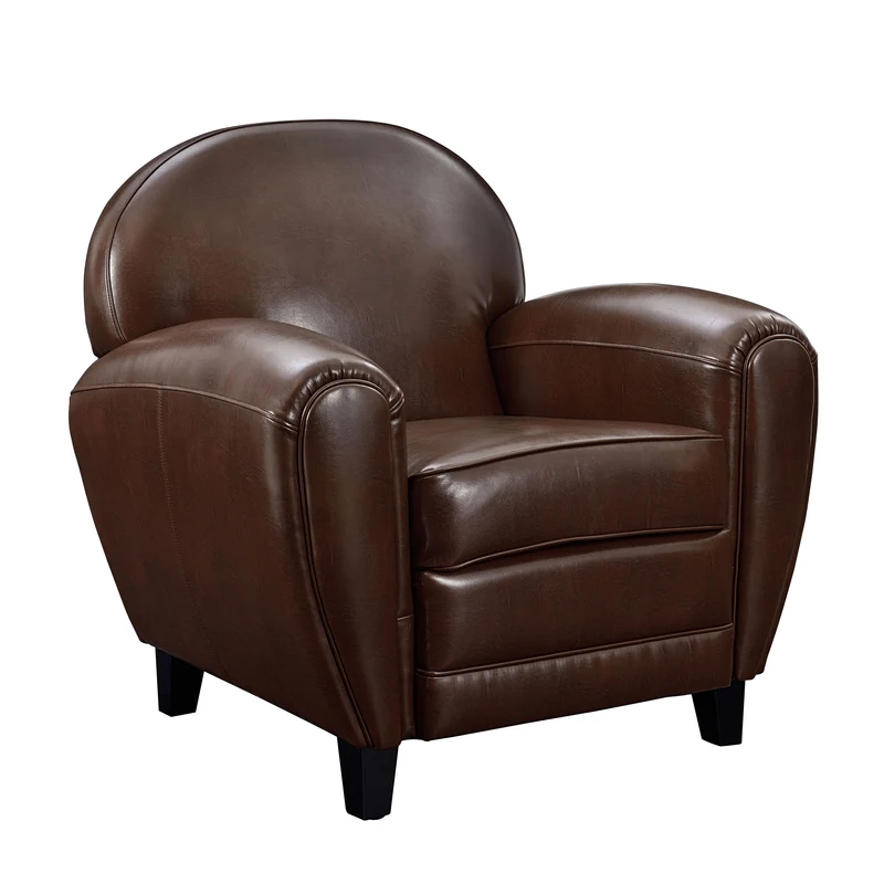 Fauteuil Club marron