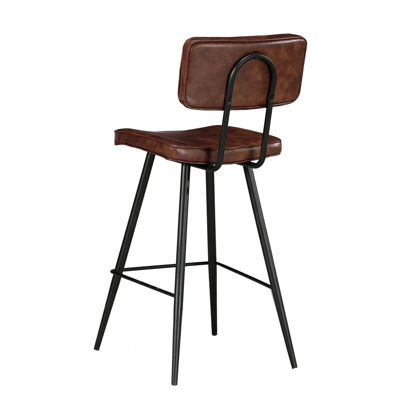 Chaise de bar mi-hauteur Texas marron 66 cm (lot de 2)