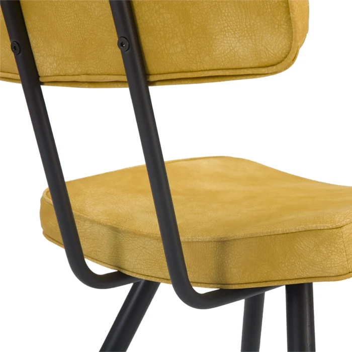 Chaise Texas jaune (lot de 2)