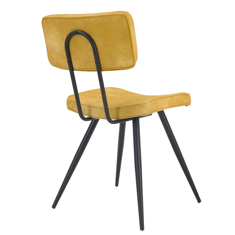 Chaise Texas jaune (lot de 2)