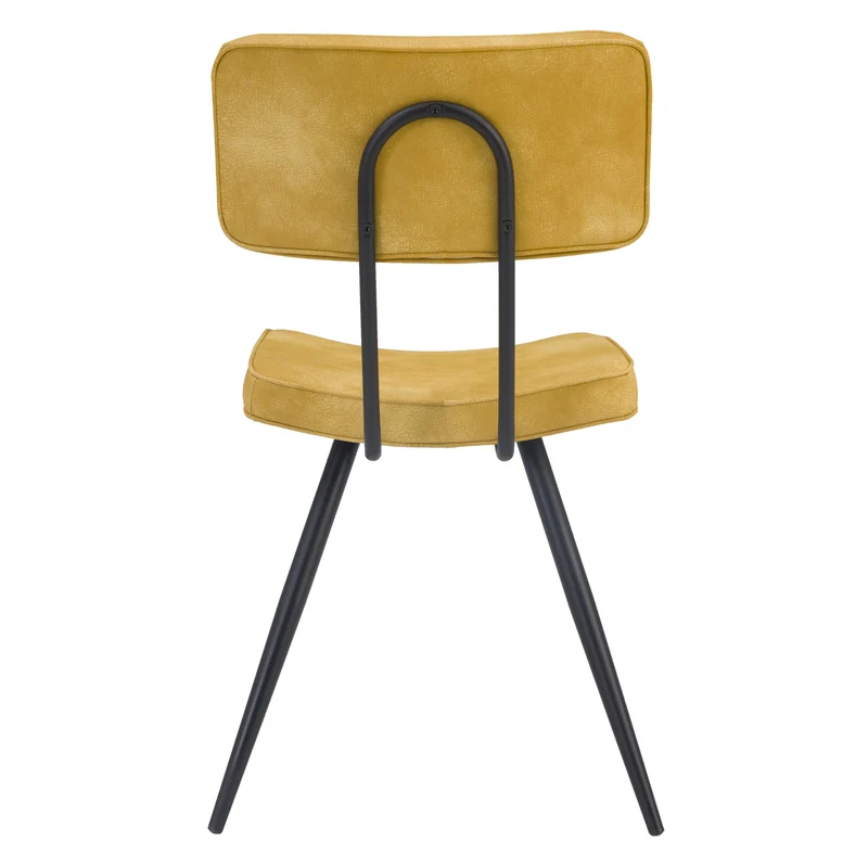 Chaise Texas jaune (lot de 2)