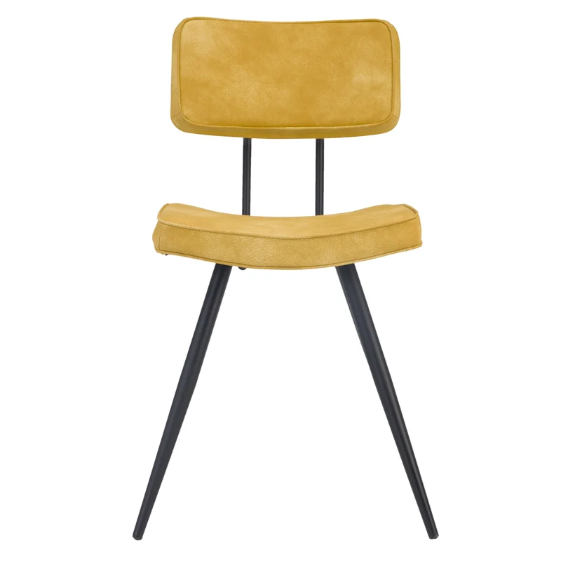 Chaise Texas jaune (lot de 2)