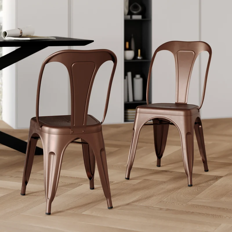 Chaise Indus cuivre (lot de 2)