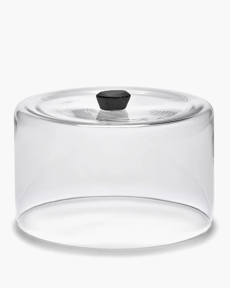 Cloche en verre noir Dune