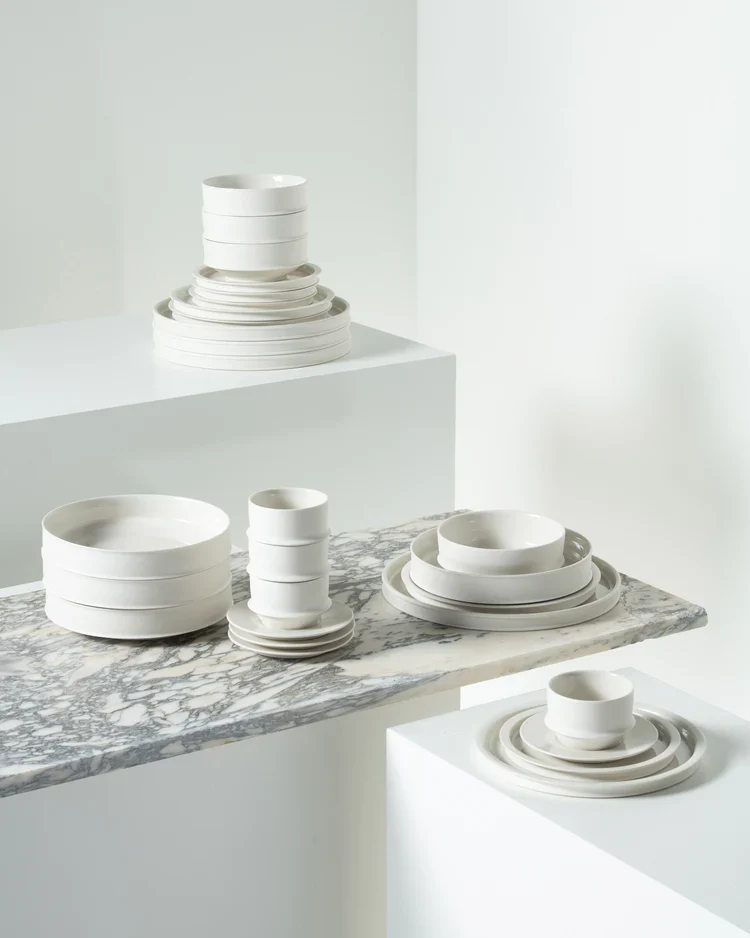 Set complet 28 pièce alabaster dune collection