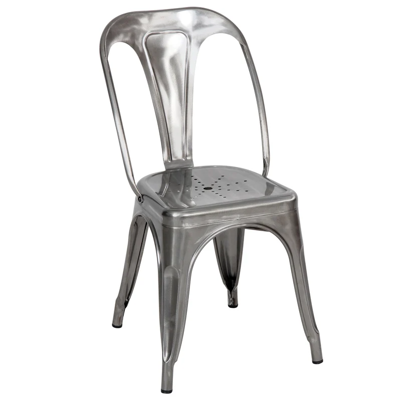 Chaise Indus chrome (lot de 2)