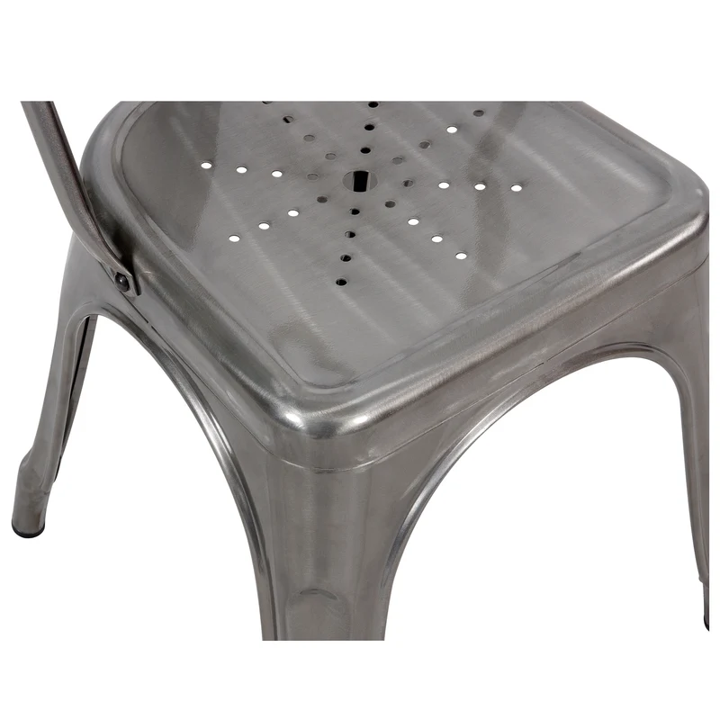 Chaise Indus chrome (lot de 2)