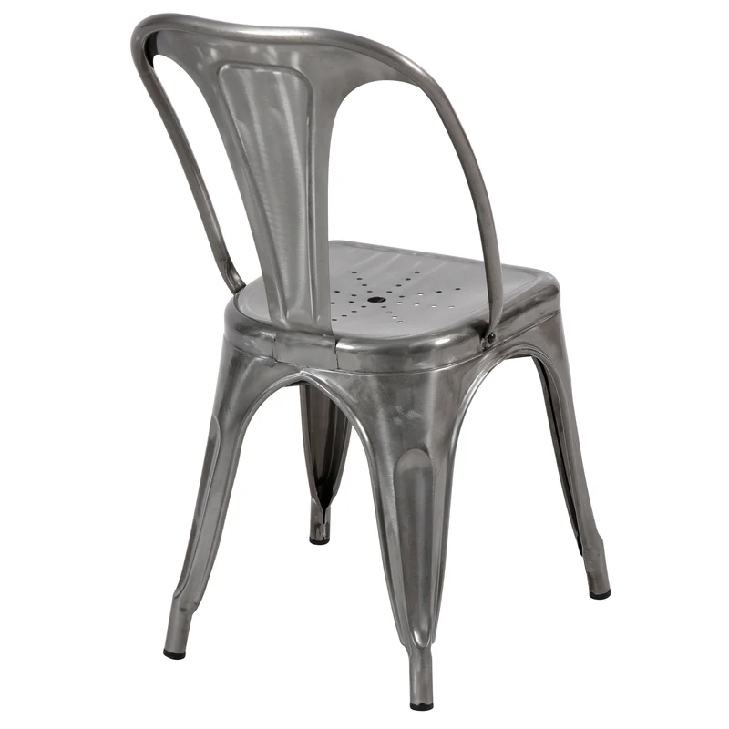 Chaise Indus chrome (lot de 2)