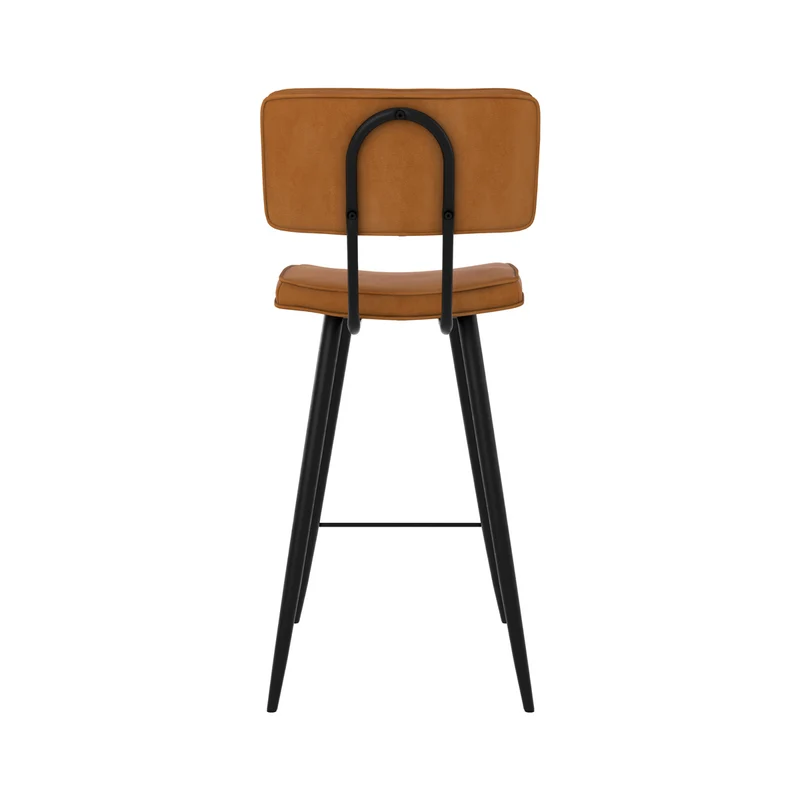Chaise de bar mi-hauteur Texas camel 66 cm (lot de 2)