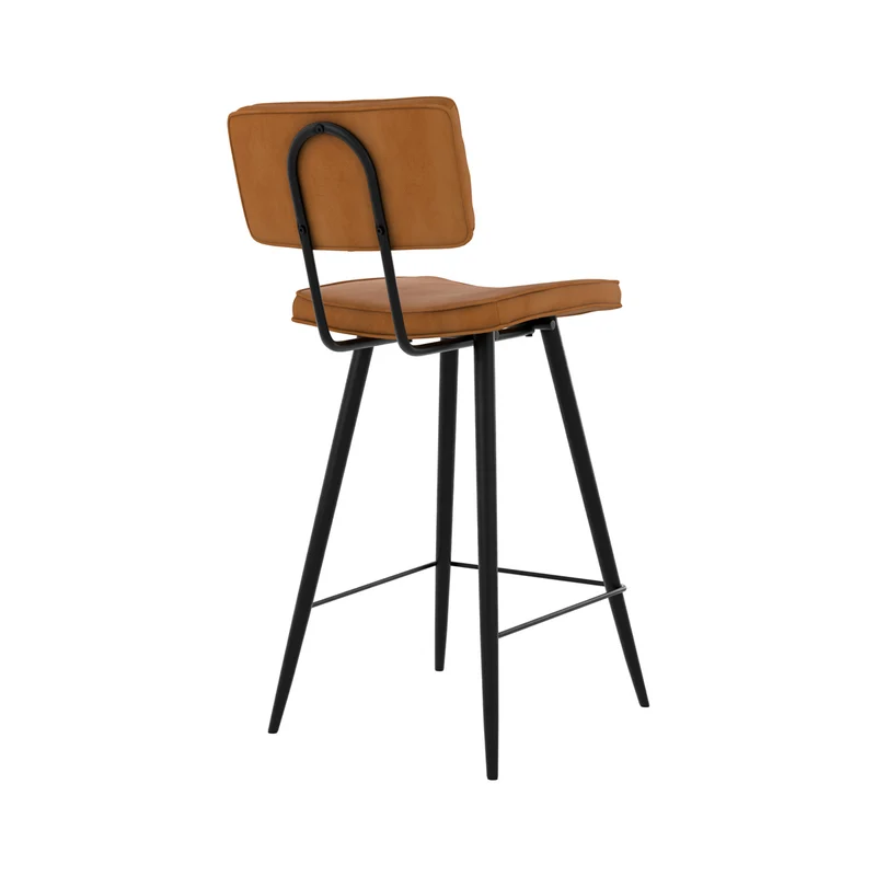 Chaise de bar mi-hauteur Texas camel 66 cm (lot de 2)