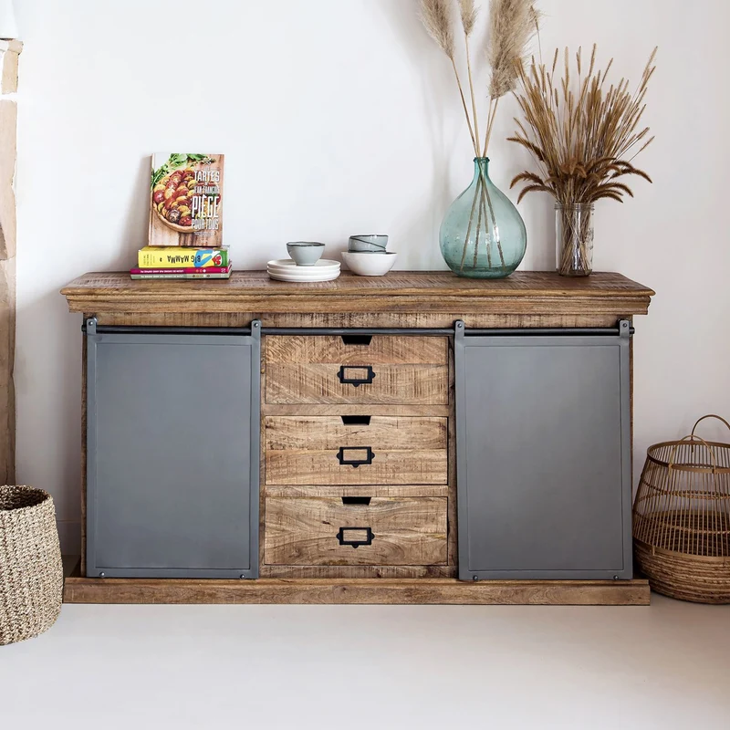 Buffet Tabuk en bois de manguier