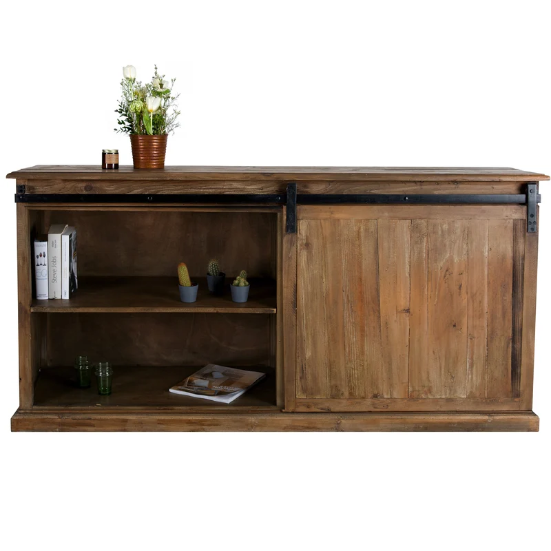 Buffet Sari 6 tiroirs et porte coulissante