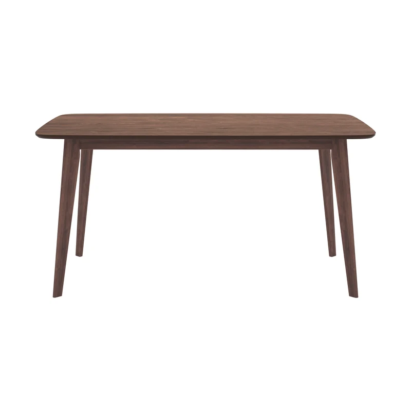Table rectangulaire Oman 150 cm en bois foncé
