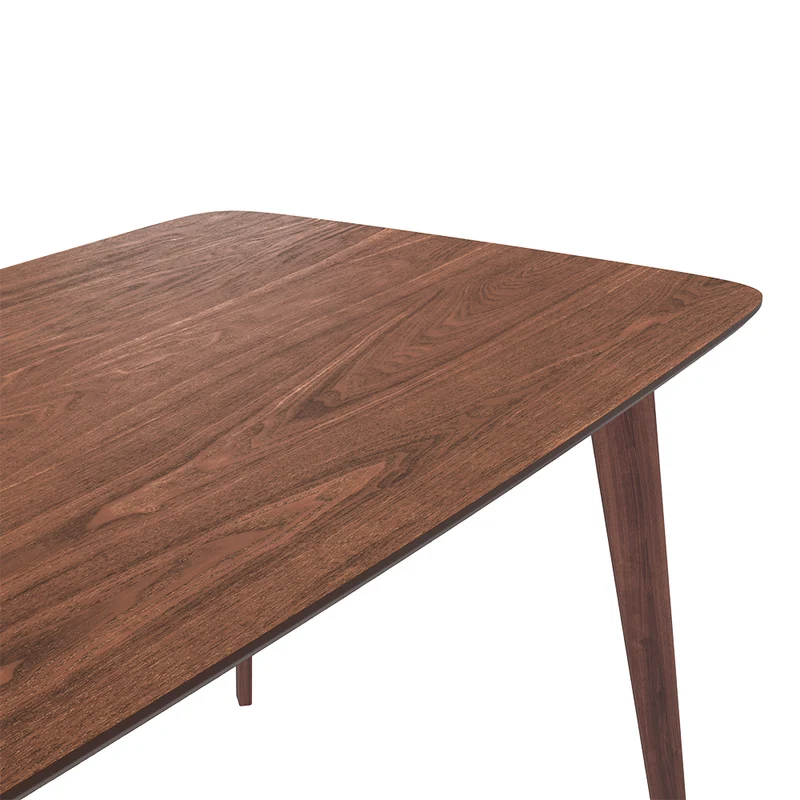 Table rectangulaire Oman 150 cm en bois foncé