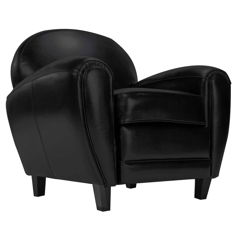 Fauteuil Club noir