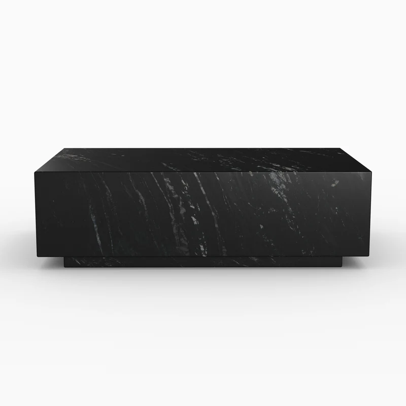 Table basse en marbre noir Izaé