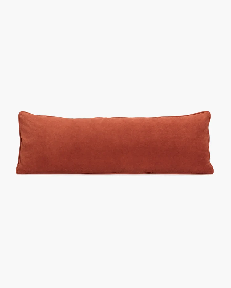 Coussin supplémentaire velours orange Ono 3