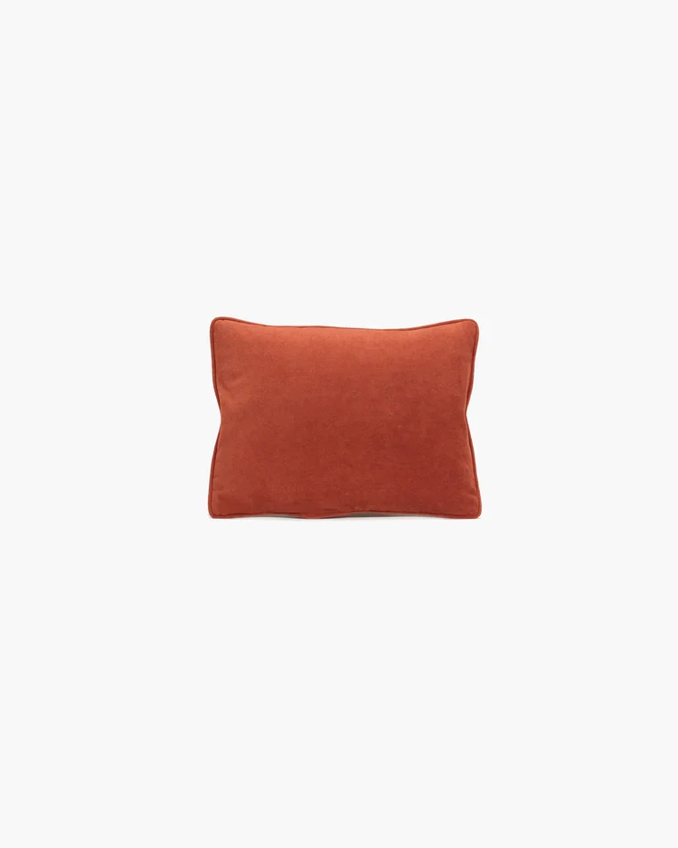 Coussin supplémentaire velours orange Ono 1