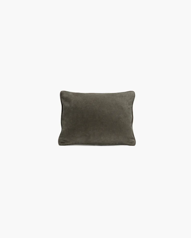 Coussin supplémentaire velours taupe Ono 1
