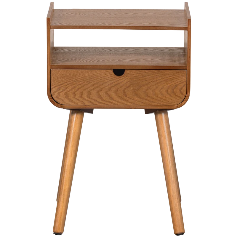 Nils nachtkastje/bijzettafel hout naturel