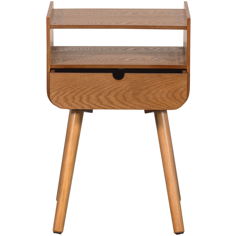Nils nachtkastje/bijzettafel hout naturel