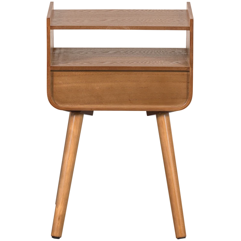 Nils nachtkastje/bijzettafel hout naturel